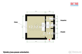 Pronájem bytu 1+kk, 20 m², Kaznějov, ul. Oborská - 4