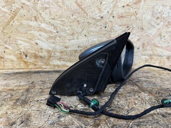 PRAVÉ ZPĚTNÉ ZRCÁTKO VW PASSAT B7 9 PIN 3C0857934A ŠEDÁ MET. - 4