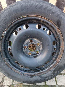 4 ocel. zimní kola "15 originál Škoda Fabia3, Rapid - 4