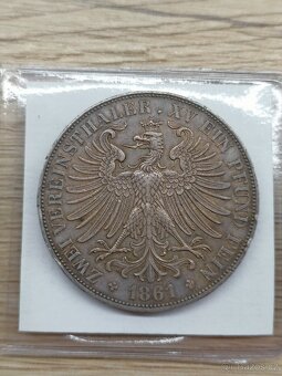 2 tolar Frankfurt 1861 - 4