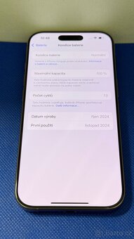 iPhone 16 Pro Pouštní Titan 1T, krásný stav - 4