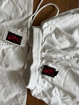 Kimono judo HIKU Tori 160cm bílé + pásek - 4