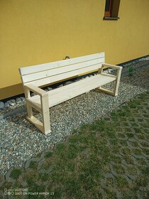 Zahradní posezení, nábytek, lavice - 4