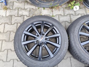 Alu 5 x 112, zimní pneu 225/55/17 - 4
