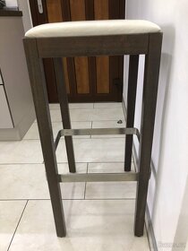 Barová židle TON hnědá polstrování 1ks - 4