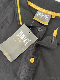 Everlast - páns. nové krásně černé polo tričko – XL - 4