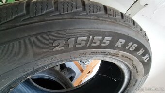 215/55 R16 - 2x zimní pneu - 4