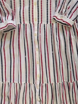 Krásné šaty v midi délce Tommy Hilfiger vel 40 - 4