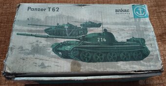 Retro hračka tank PANZER T62 - 4