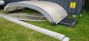 Zastřešení bazénu 8,26 x 4,16 m - 4