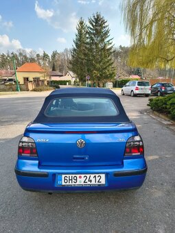 VW golf IV (3,5) Cabrio 2.0 85kw - 4