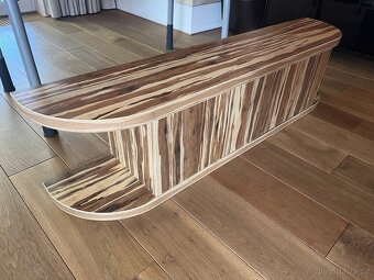 Tv závěsná skříňka + psací stůl + závěsná skříňka - 4