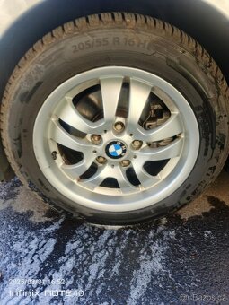 ALU kola na BMW 5x120 R16", pneu M+S - 4