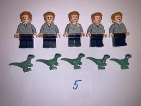 Lego Jursky Svět - nove figurky Owen + Raptor - 4
