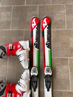 Lyže 140 cm + lyžáky 37-38. - 4