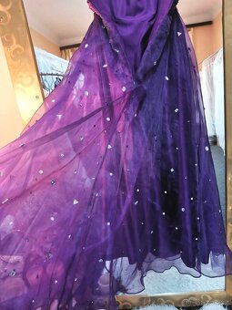 vel.34 TŘPYTIVÉ PLESOVÉ -MATURITNÍ ŠATY - 4