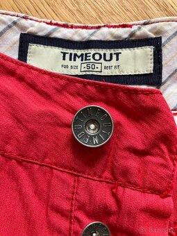 Pánské červené kraťasy značky Timeout vel. 50 - 4
