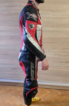 Dvoudílná kožená kombinéza - 4