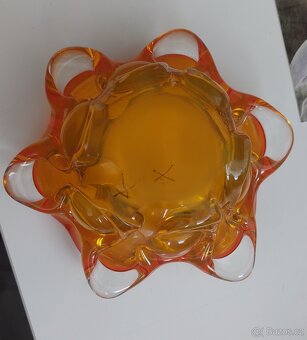 Popelník - hutní sklo - 4