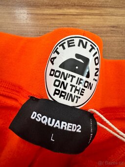 Panske oranžové tepláky Dsquared2 - 4