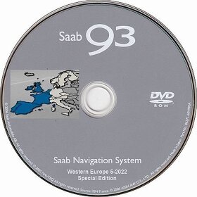 SAAB 9-3 - Nová verze map CZ a SK 5/2022 - Navigační DVD - 4