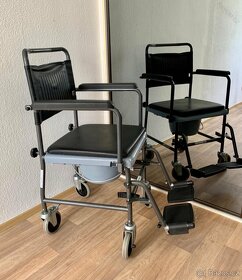 Toaletní židle s kolečkama (DOVOZ) - 4