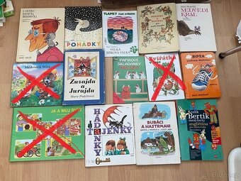 Balík knížek pro děti, cca 100 knih - SLEVA - 4