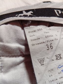 rajtky PIKEUR , vel.36 černé s celokož.sedem - 4