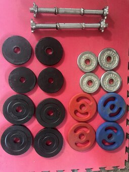 Činky 2x17kg - 4