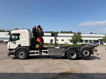 Scania P400 6x2 nosič kontejneru s hydraulickou rukou - 4