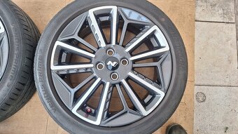 Alu kola Hyundai 17" 4x100 letní pneu 215/45 R17 5-6mm i20 - 4