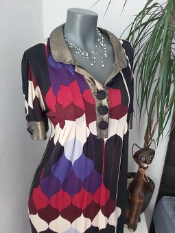 Šaty orig.Barcelona Custo,vel 3 /40-42,vícebarevné - 4