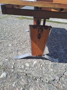 chromovaný stavitelný konferenční stolek - 4