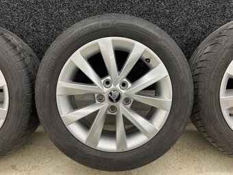 Prodám letní sadu ALU kol OCTAVIA III 205 55 R16 - 4