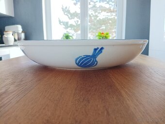 VELKÁ FAJÁNS MÍSA S CIBULOVÝM VZOREM FRANCIE - 4