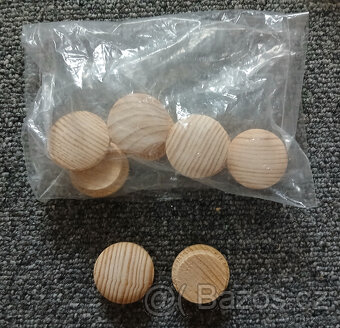 Dřevěné ozdobné krytky dub, borovice / smrk - 4