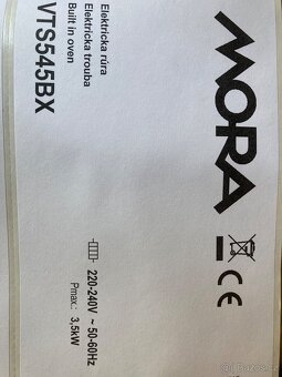 Vestavěná trouba Mora - 4