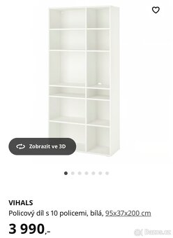Obývací stěna z Ikei Vihals - 4
