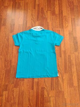 Pánské polo tričko Ralph Lauren – modré, vel. L - 4