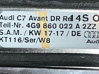 Hagusy chromové 4G9860022A 4G9860021A Audi A6 C7 4G FL 18 - 4