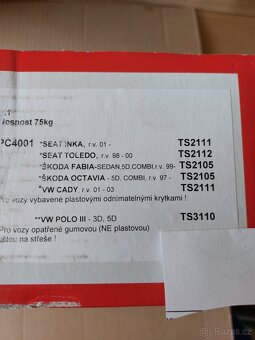 Střešní nosič Škoda Fabia Octavia VW SEAT - 4