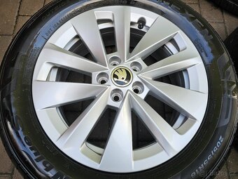 ALU kola letní Škoda 5x100 Scala R16 Cortadero nové - 4