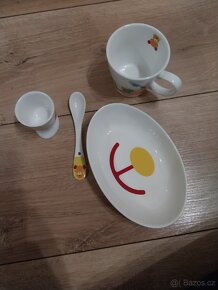 Dětský nepoužívaný porcelánový set. Původní cena 800,- - 4
