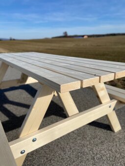 Pivní set / lavice do kiosku či na zahradu – IHNED SKLADEM - 4