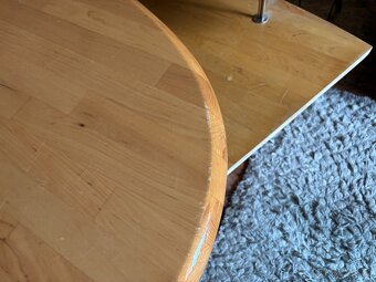 Jidelni stůl 180x80cm + 5 židli + lavice, drevo olše - 4