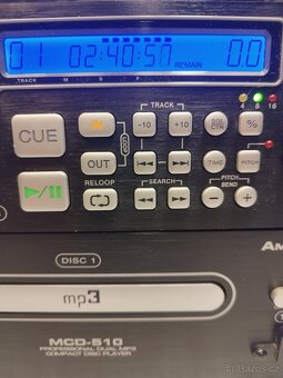 American audio MCD-510 dj rack cd player - 4