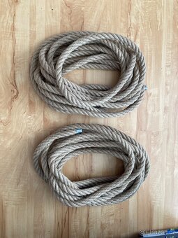 Jutové lano s PP 2 x 10m - 4