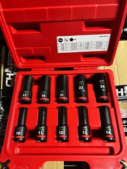 Milwaukee Průmyslové hlavice Shockwave 1/2" - 4