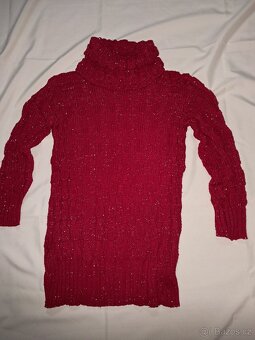Krásný svetr delší H&M, vel. 36 - 4