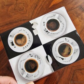 Hrnky na kávu Bialetti Tazzine Moka 4 ks s podšálky - 4